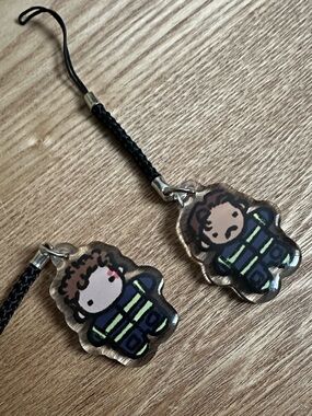 “Buddie” Firefighter Keychains/Phone Charms